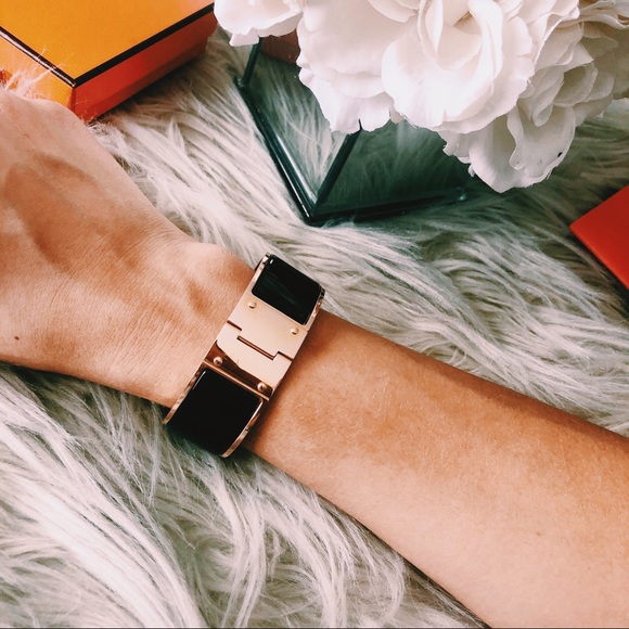 Hermès Enamel Hinged Bracelet - Picture 3 of 5